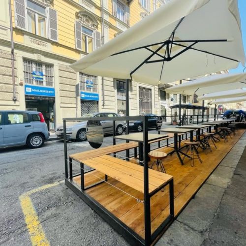Allestimento dehors per ristoranti
